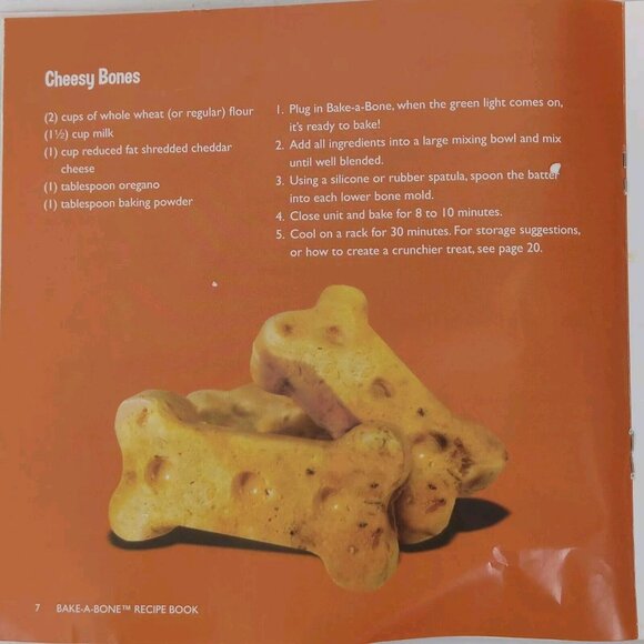 Bake a Bone The Original Dog Treat Maker With Over 30 Recipe Book (Excel… - Picture 9 of 15